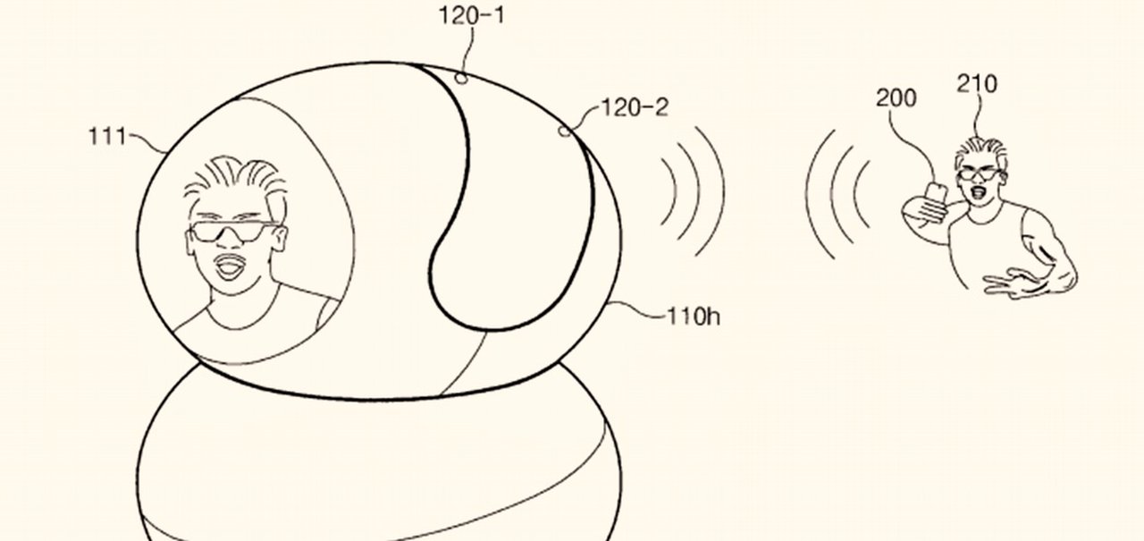 Patente revela smart speaker Samsung Bixby com “cabeça” que gira e câmera