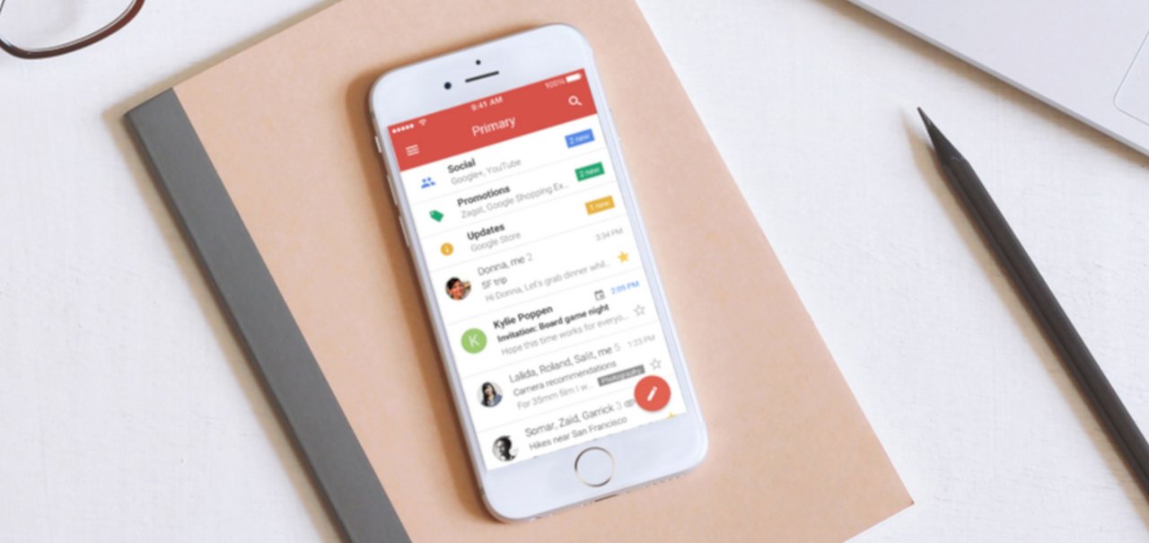 Gmail do iOS usa IA para enviar notificações apenas de e-mails importantes