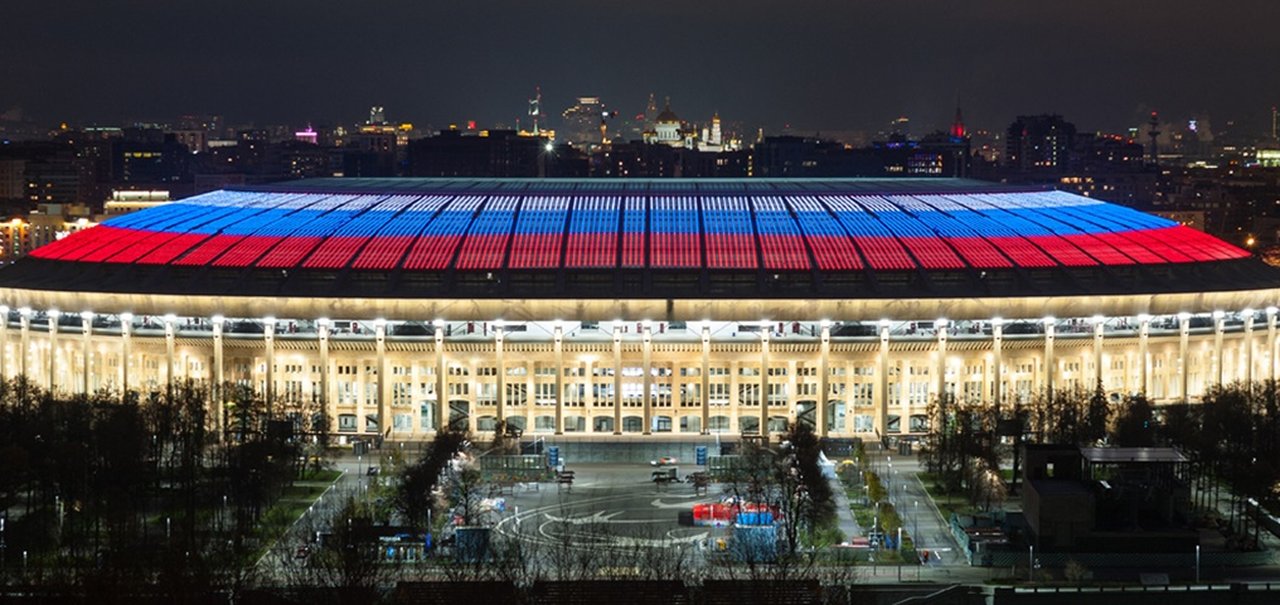 Estádios russos da Copa do Mundo contam com iluminação LED inteligente