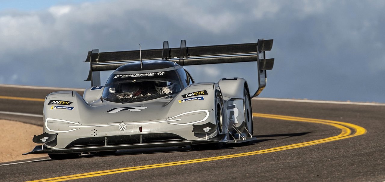 Carro elétrico da VW bate recorde em “corrida de altitude”