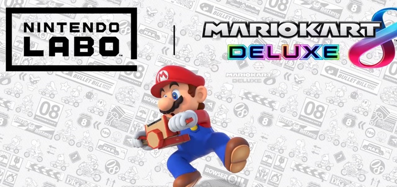 Mario Kart 8 Deluxe ganha suporte oficial ao Nintendo Labo