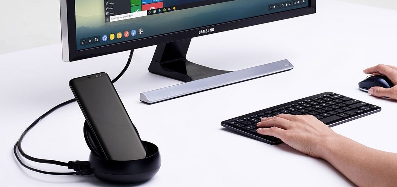 Samsung DeX Station deve ganhar suporte a duas telas