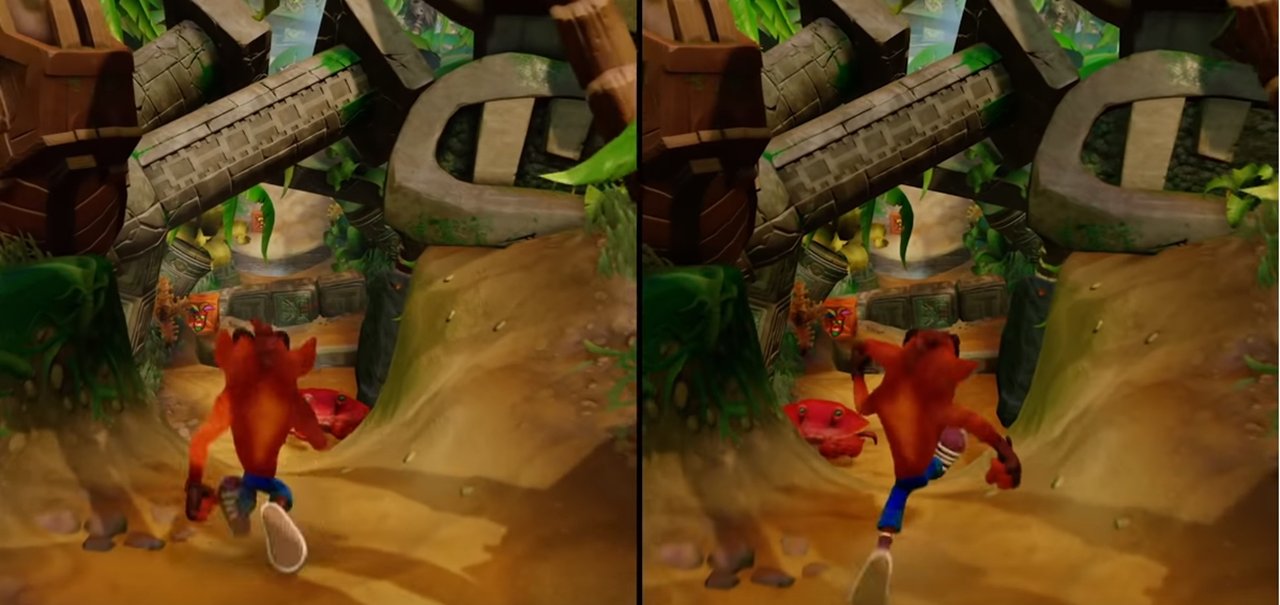 Quem é o rei? Vídeo compara Crash no Xbox One X, PS4 Pro, Switch e PC