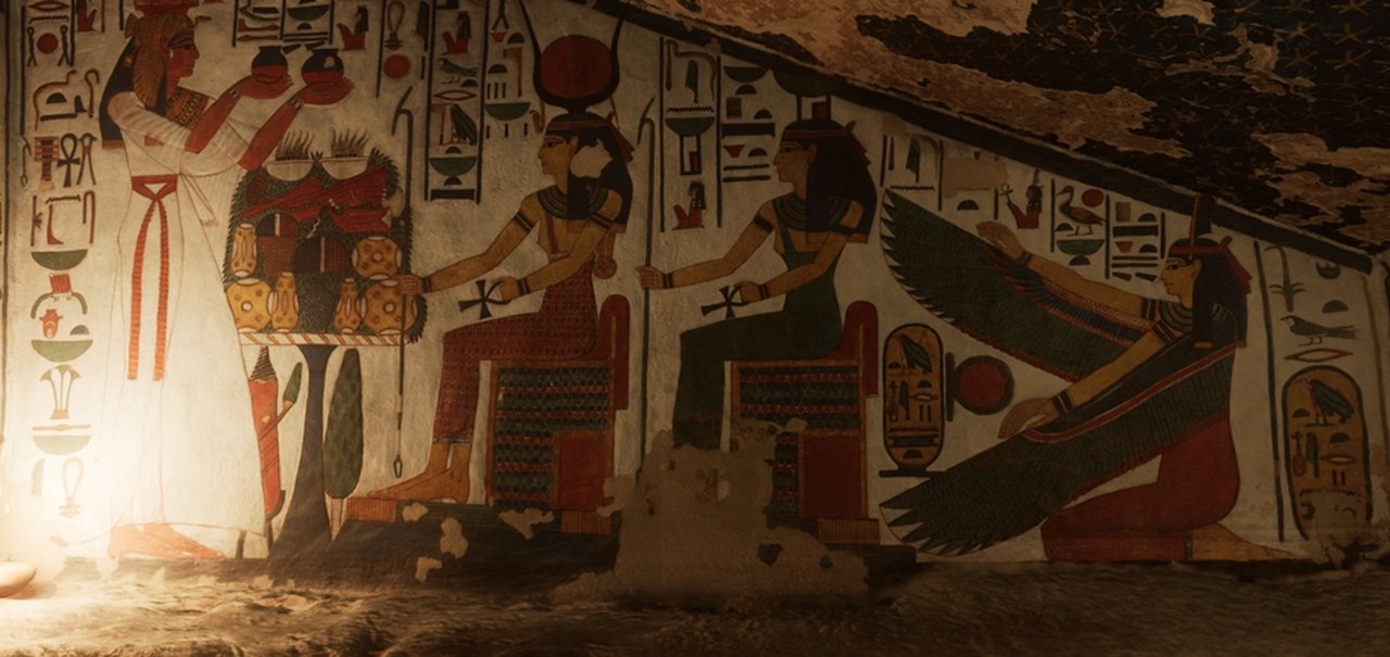 Passeio virtual pela tumba de Nefertari está disponível de graça no Steam