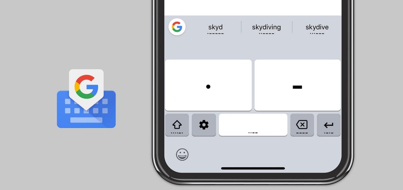 Google leva suporte para código Morse para o Gboard no iOS