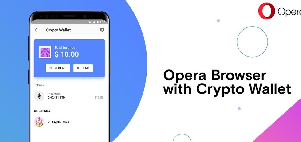 Navegador Opera testa carteira de criptomoedas em sua versão para Android