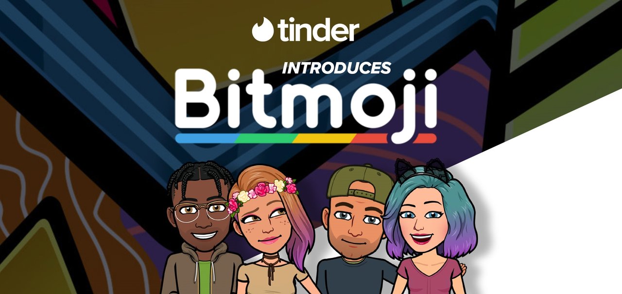 Bitmojis chegam ao Tinder para ajudar na hora da paquera