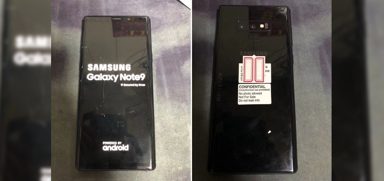 Fotos reais de possível Galaxy Note 9 vazam na web