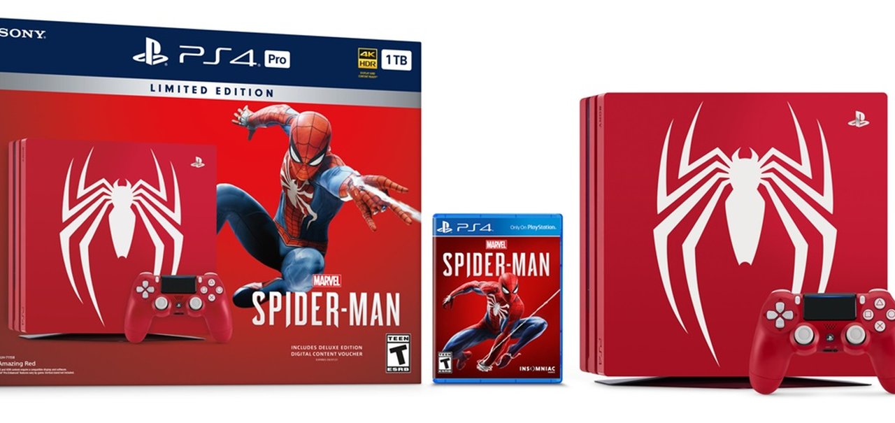 Sony anuncia PlayStation 4 Pro temático de Spider-Man