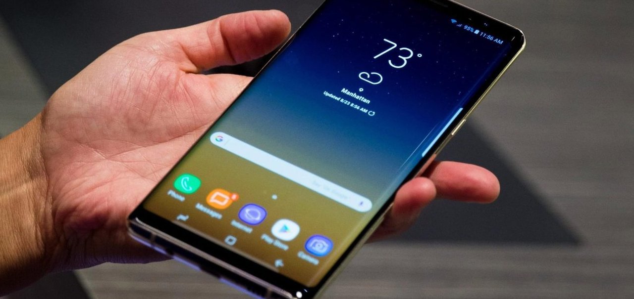 Imagens reais do Galaxy Note 9 mostra câmera dupla com detalhes