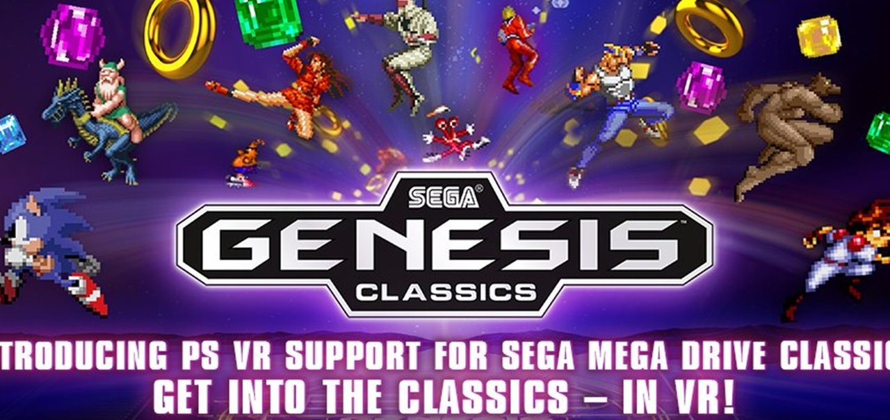 SEGA Genesis Classics ganha suporte para o PSVR