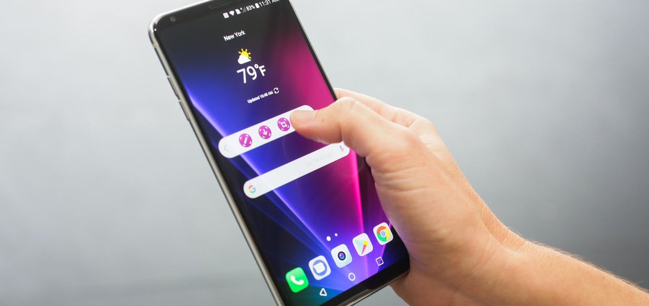 Dados indicam que smartphone LG V40 pode ter tela P-OLED e Snapdragon 845