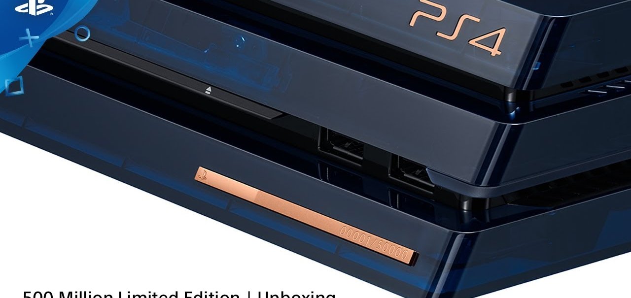 Consoles PlayStation venderam 500 milhões e PS4 Pro especial é anunciado