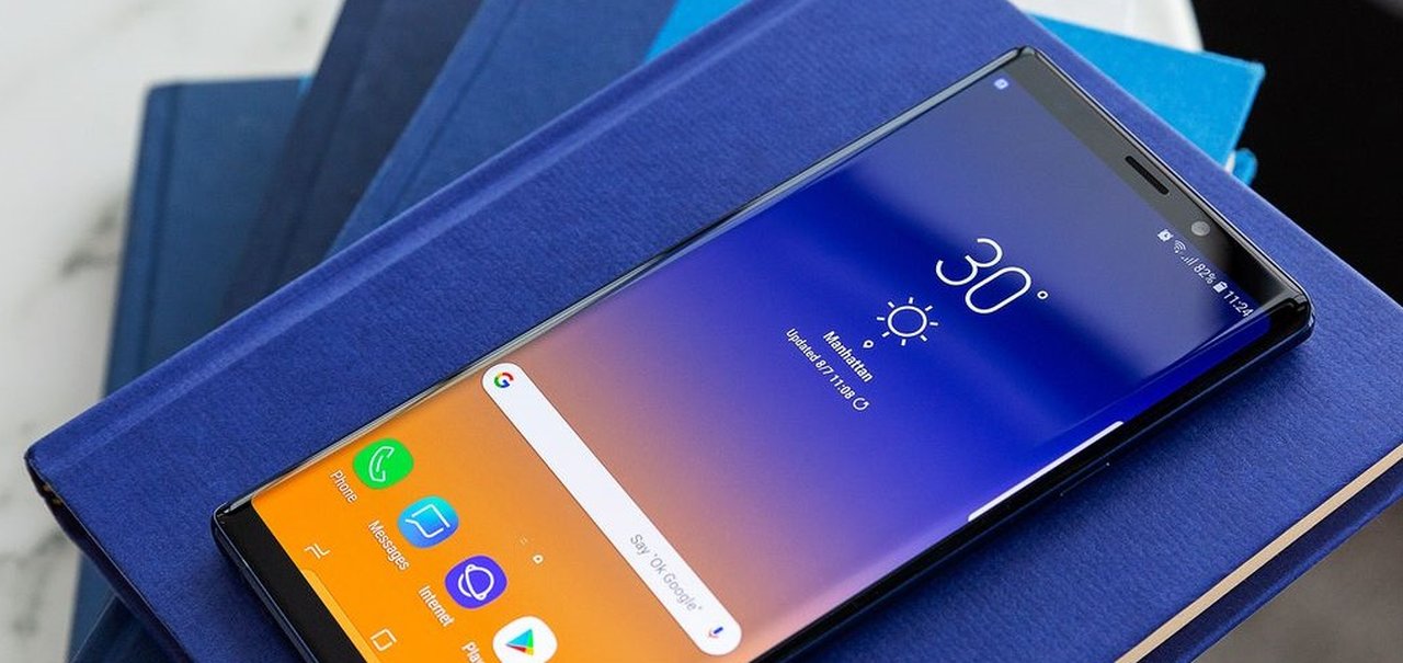 Galaxy Note 9 lidera lista de aparelhos “recomendados pelo YouTube”