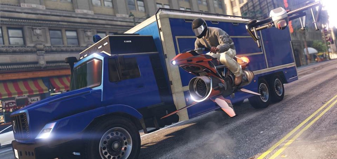 GTA Online ganha atualização que traz supercaminhão e moto voadora