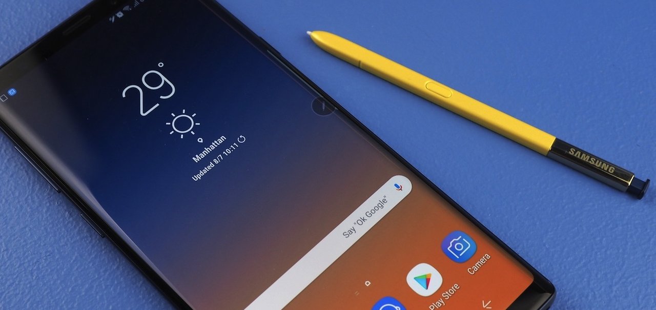 Especialista na área afirma que tela do Galaxy Note 9 é a melhor atualmente