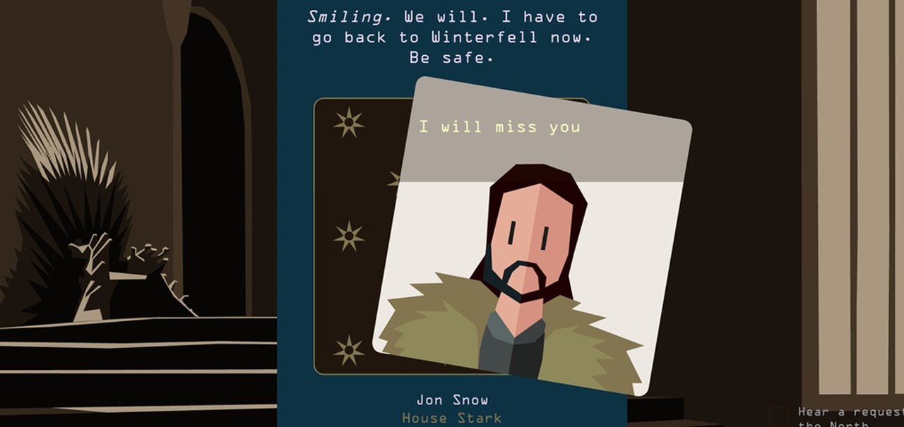 Reigns traz suas decisões estilo Tinder para o mundo de Game of Thrones