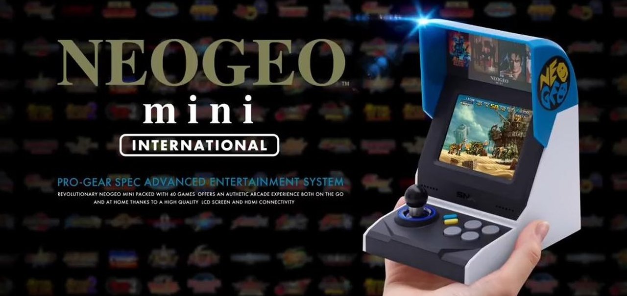 SNK inicia a pré-venda da versão internacional do NEOGEO Mini