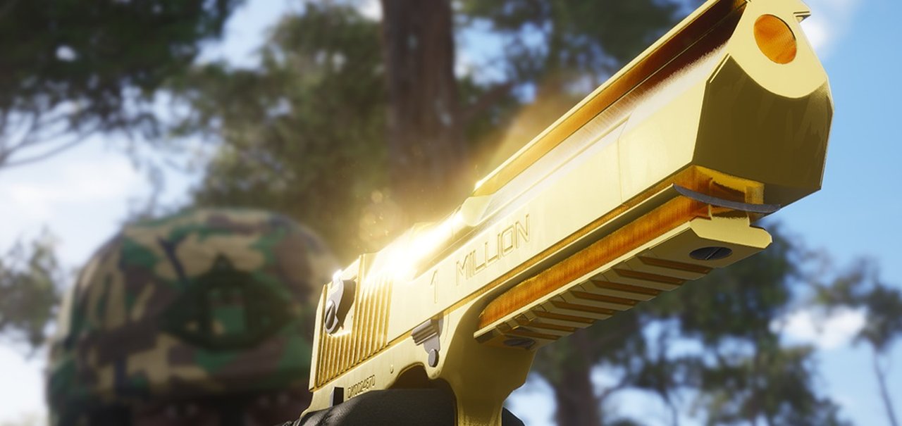 SCUM comemora 1 milhão de cópias vendidas com pistola dourada