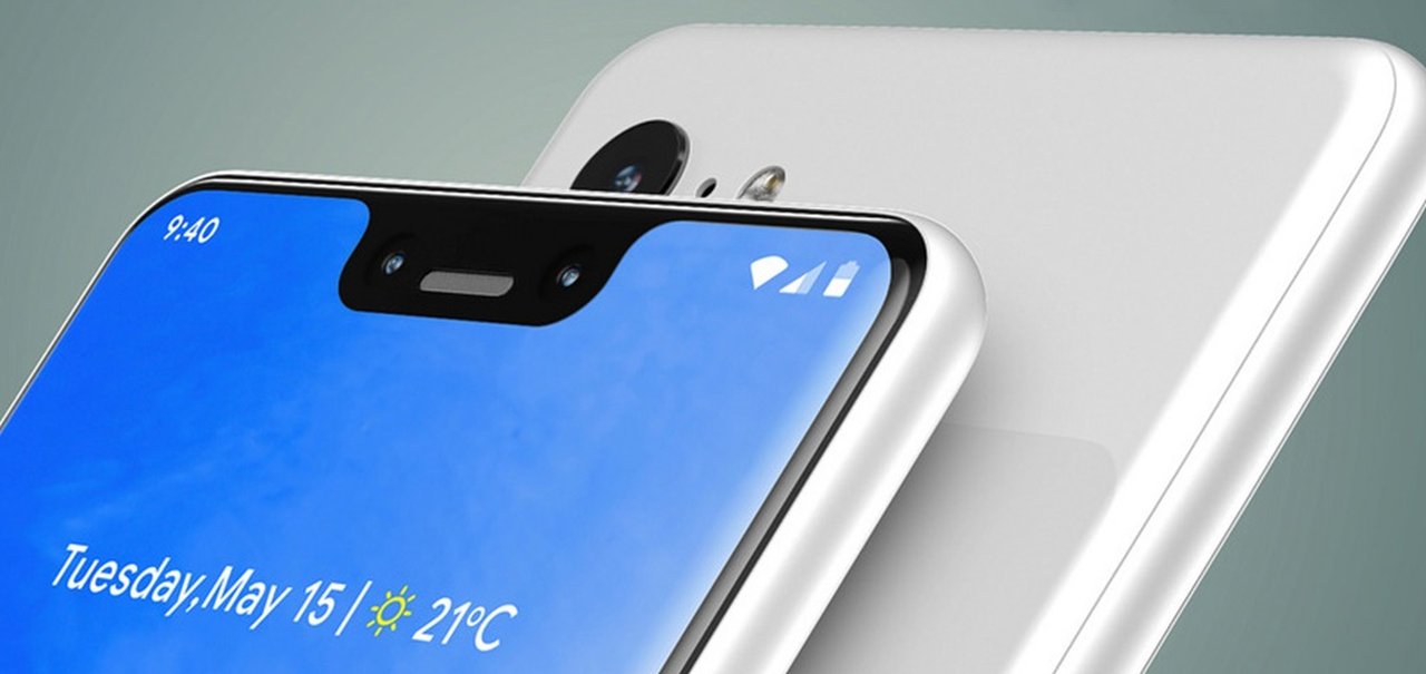 Agora é “quase oficial”: @evleaks vaza design frontal dos Pixel 3 e 3 XL