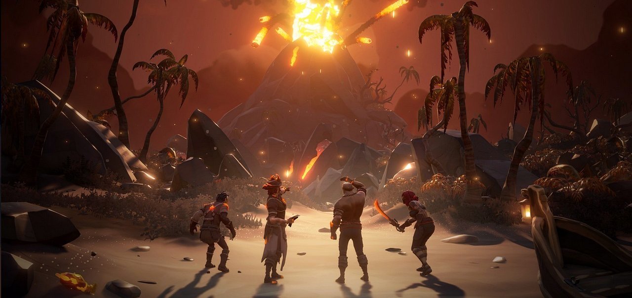 Sea of Thieves recebe Forsaken Shores, atualização gratuita com região nova