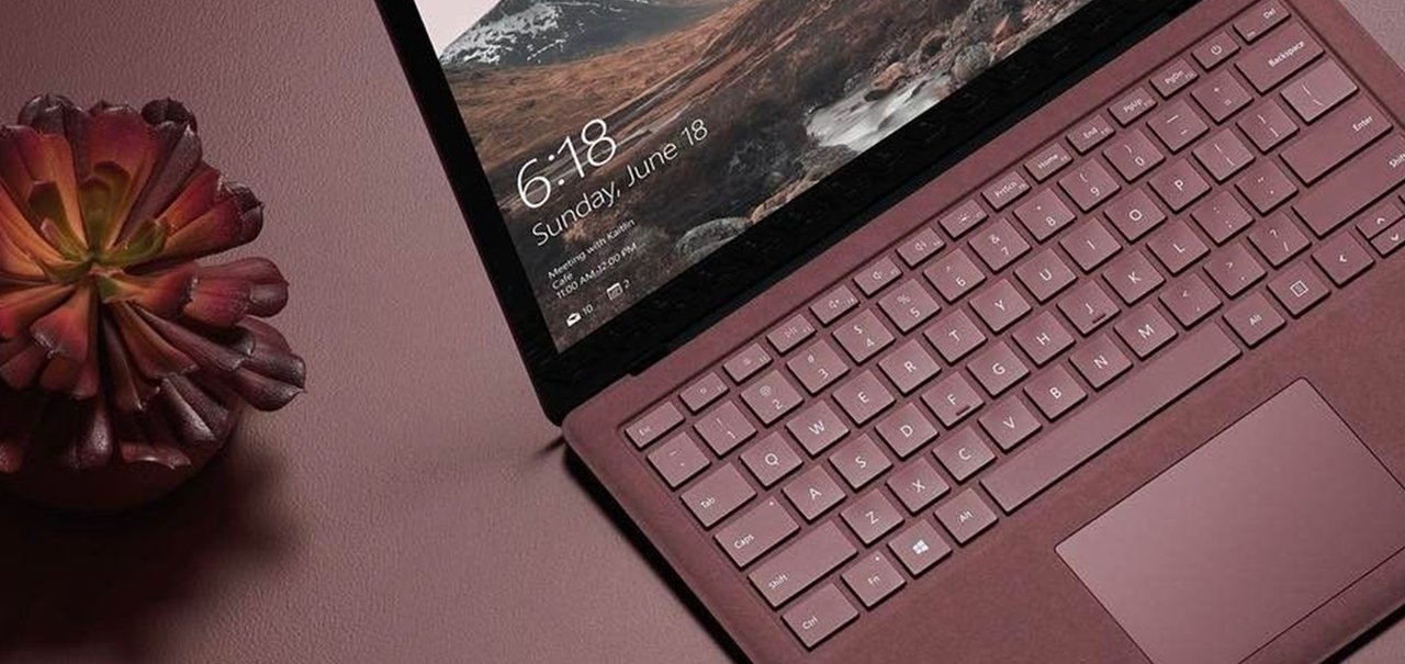 Microsoft lança Surface Laptop 2 com 85% mais poder de fogo