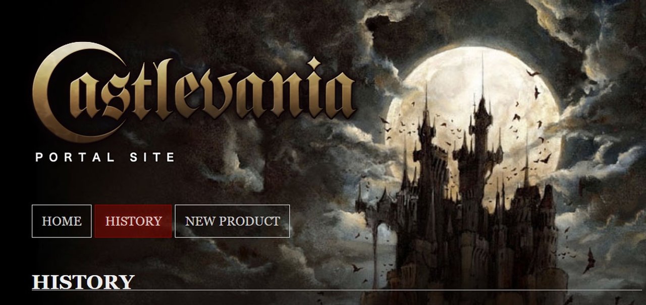 Konami abre site para Castlevania; estaria uma continuidade vindo por aí?