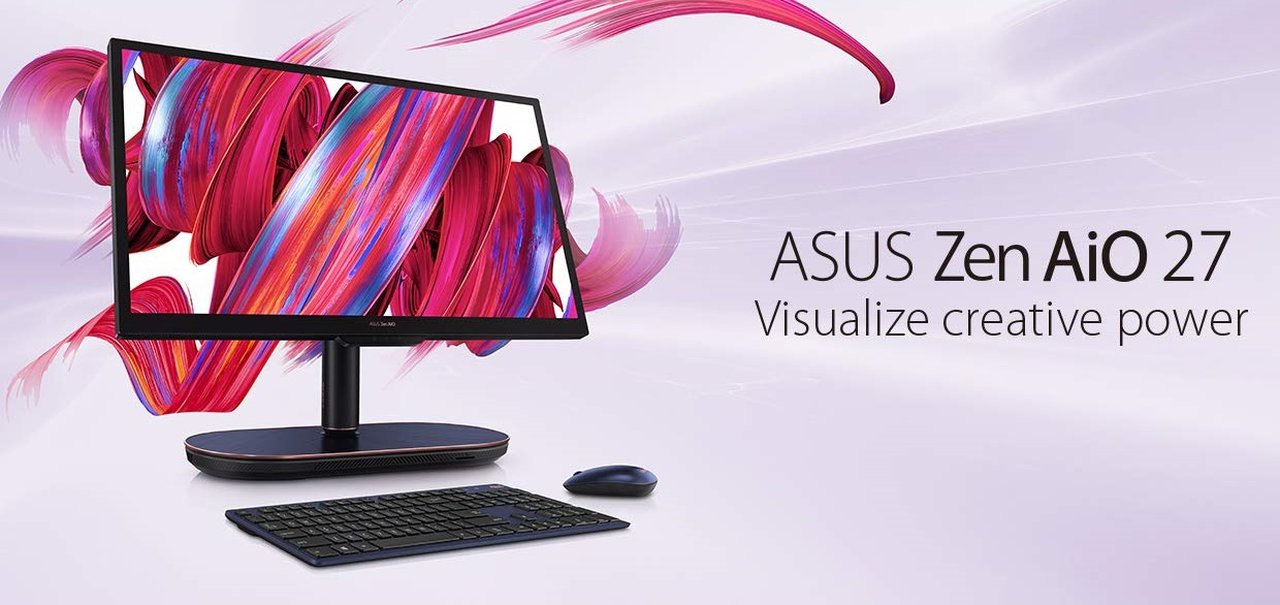 Novo all-in-one da Asus traz belo visual e carregador sem fio “escondido”