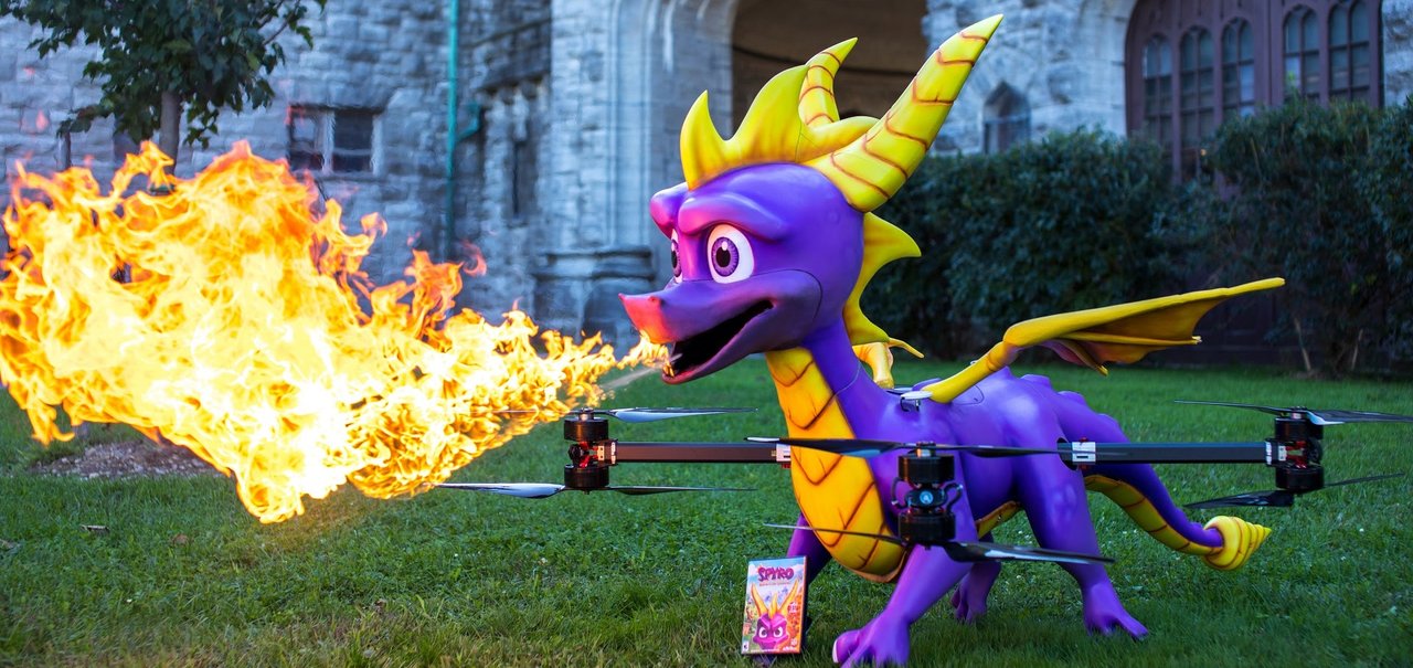 Activision cria Spyro em formato de drone que cospe fogo e fala