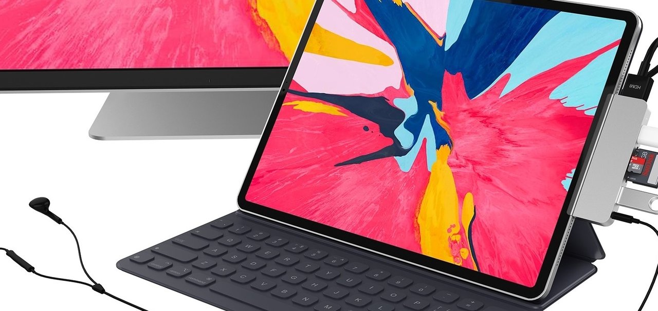 Basicamente um notebook: começam a surgir hubs USB-C para o novo iPad Pro