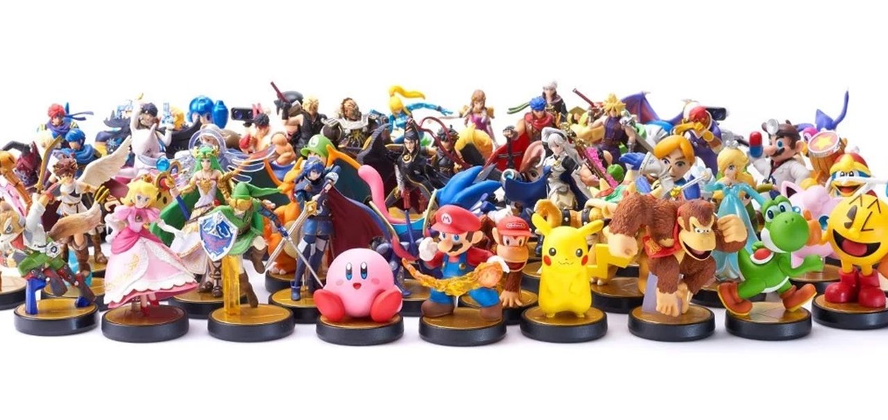 Nintendo prepara caixa com 63 amiibos de Smash Bros para o Japão