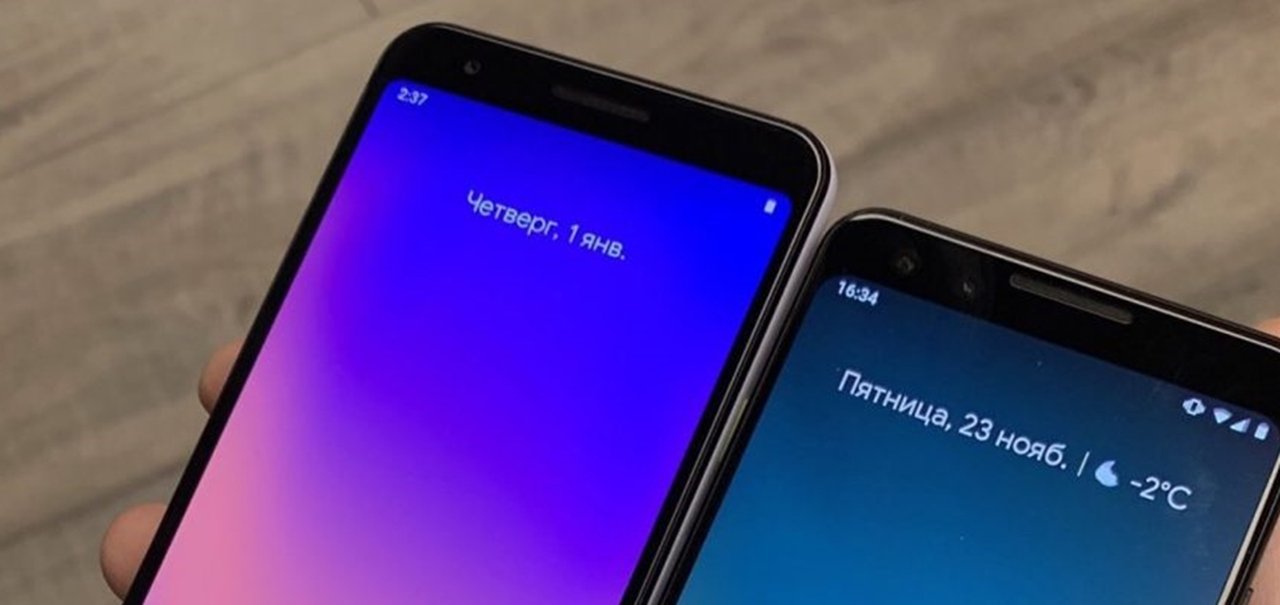 Suposto Pixel 3 Lite aparece ao lado do Pixel 3 em novo vazamento russo