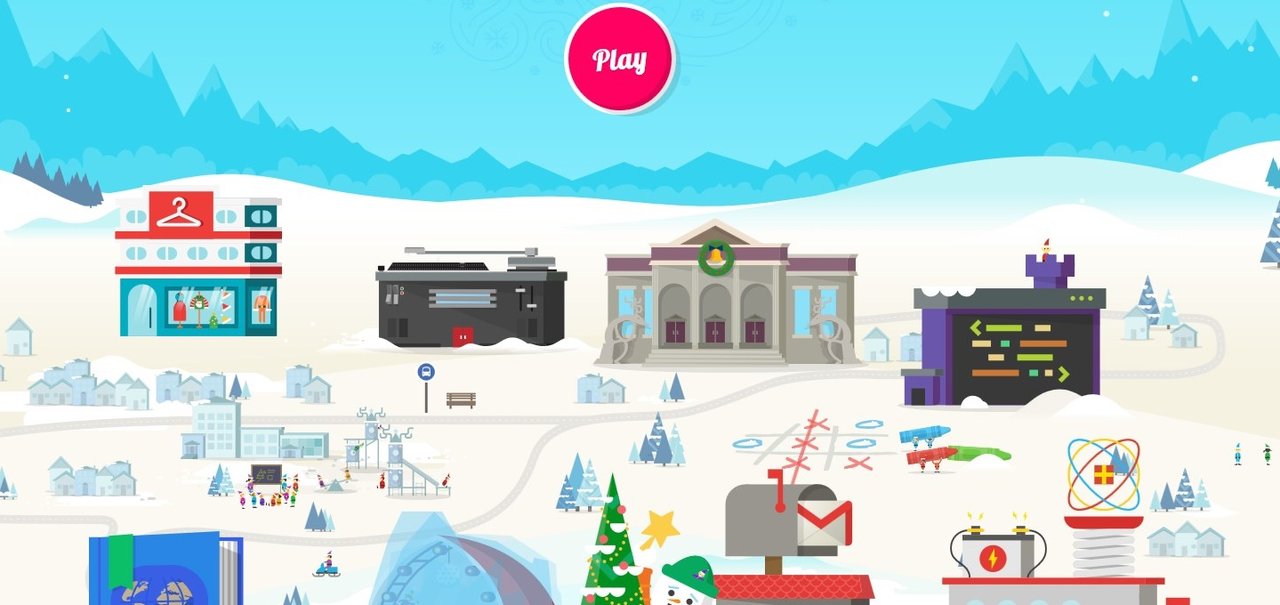 “Siga o Papai Noel” da Google ganha um novo game natalino