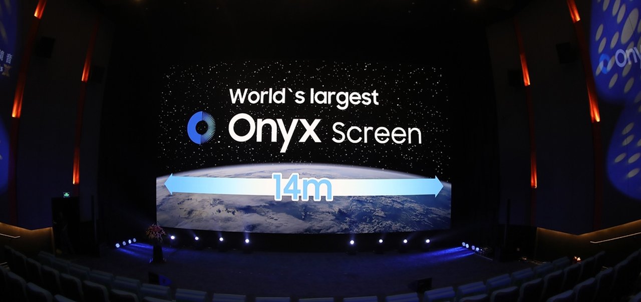 Tela LED Samsung Onyx de 14 metros é inaugurada em cinema chinês