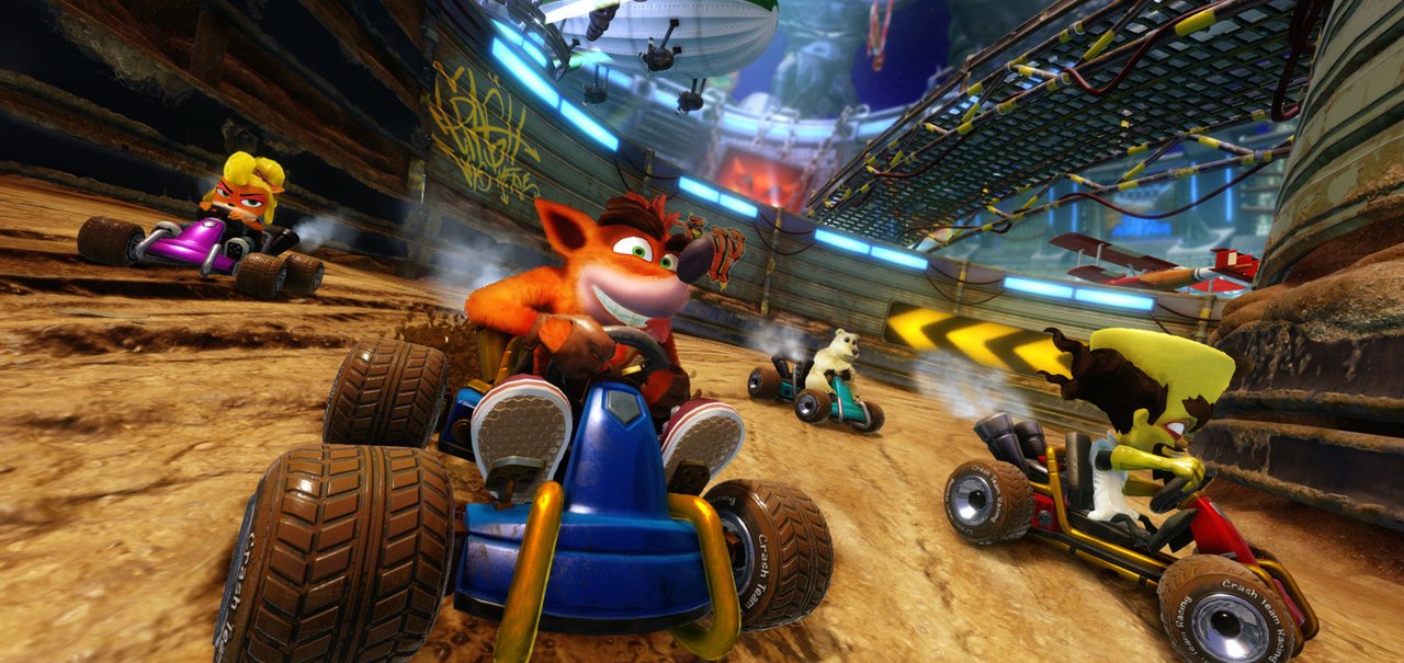 Crash Team Racing Nitro Fueled vai contar com pistas e veículos inéditos