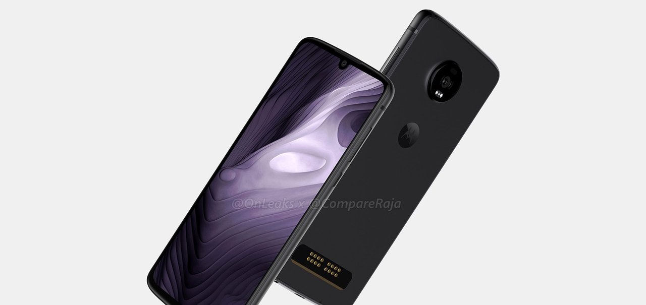 Já vazou: Moto Z4 Play terá notch e possível leitor de digitais na tela