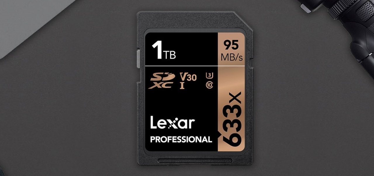 Lexar anuncia o primeiro cartão SD de 1 TB comercialmente disponível