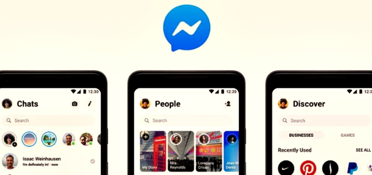 Atualização do Facebook Messenger começa a chegar para mais pessoas