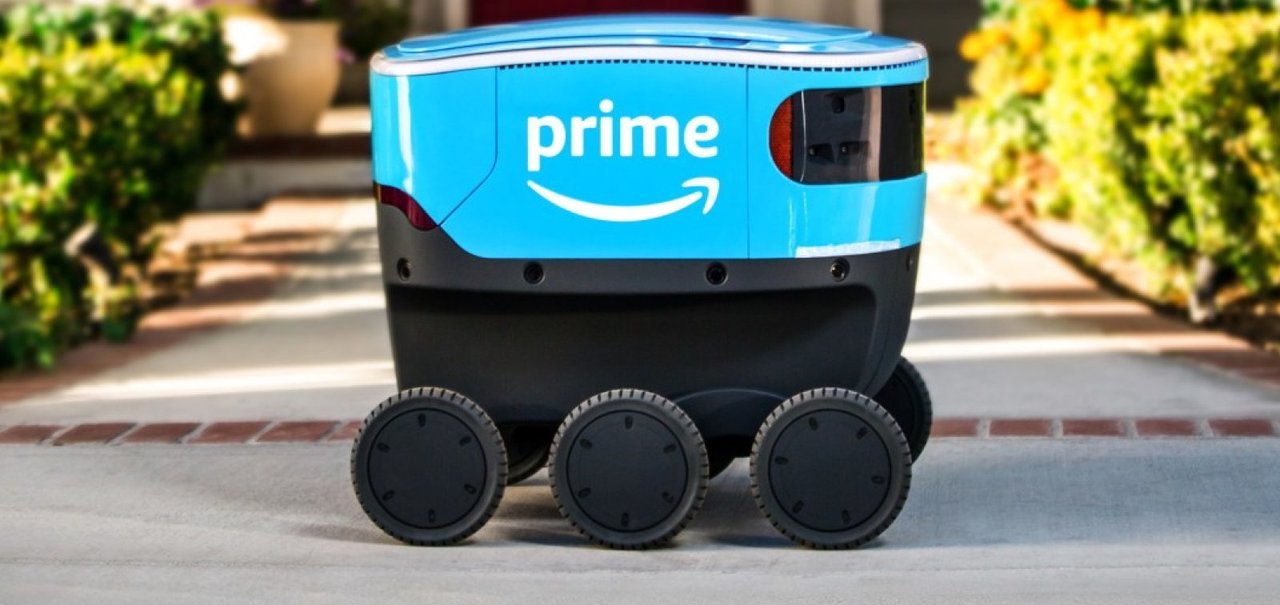 Amazon já testa robozinho simpático que faz entregas sozinho