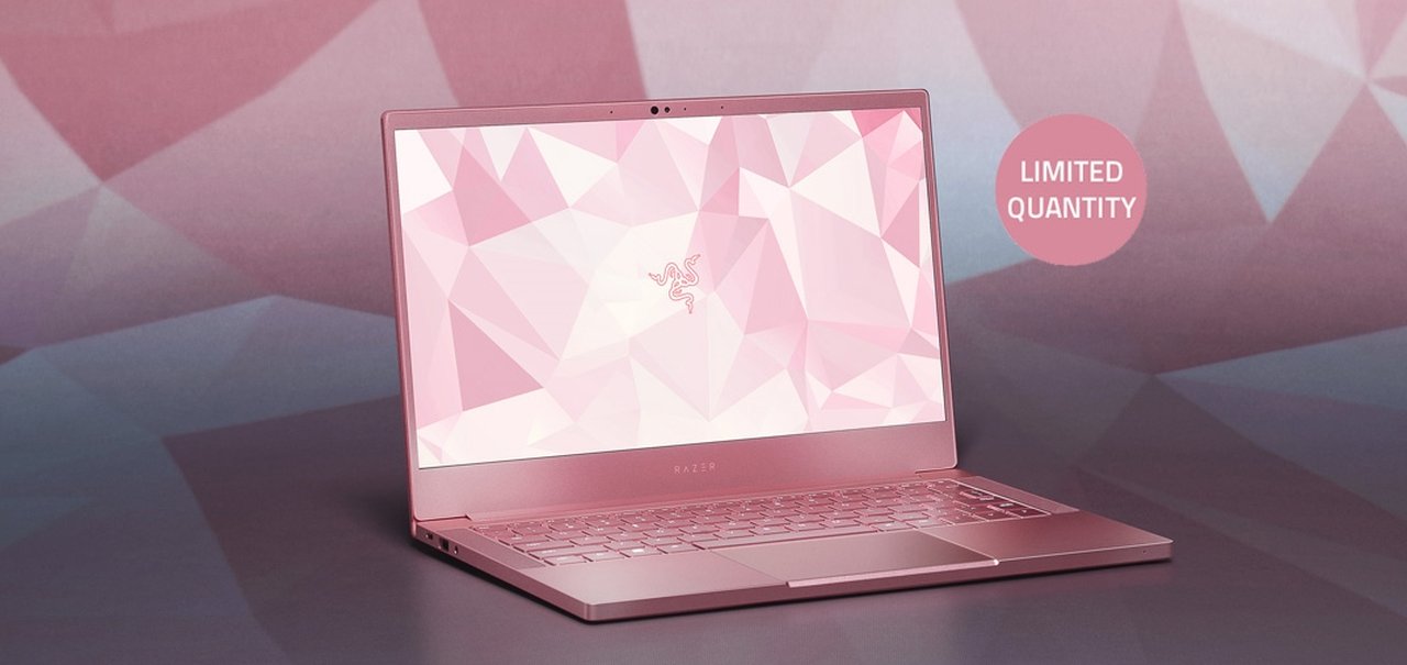 Razer revela versão cor-de-rosa do notebook Blade Stealth Quartz