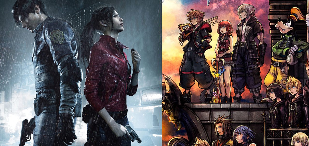 Kingdom Hearts 3 vence Resident Evil 2 em vendas no Japão