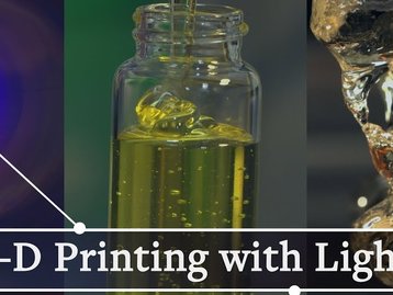 Impressora usa projeção luminosa para transformar gel em objetos 3D