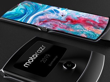 Conceito de Moto Razr dobrável imagina como seria a volta de um clássico
