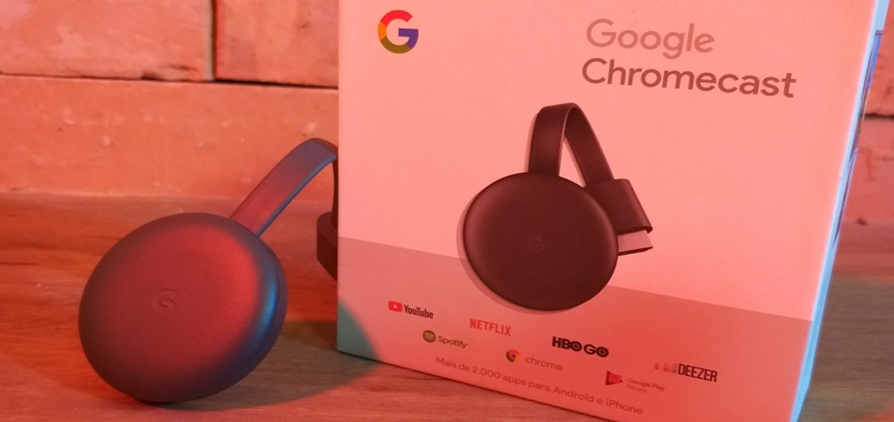 Chromecast 3 chega oficialmente ao Brasil; confira preço e detalhes