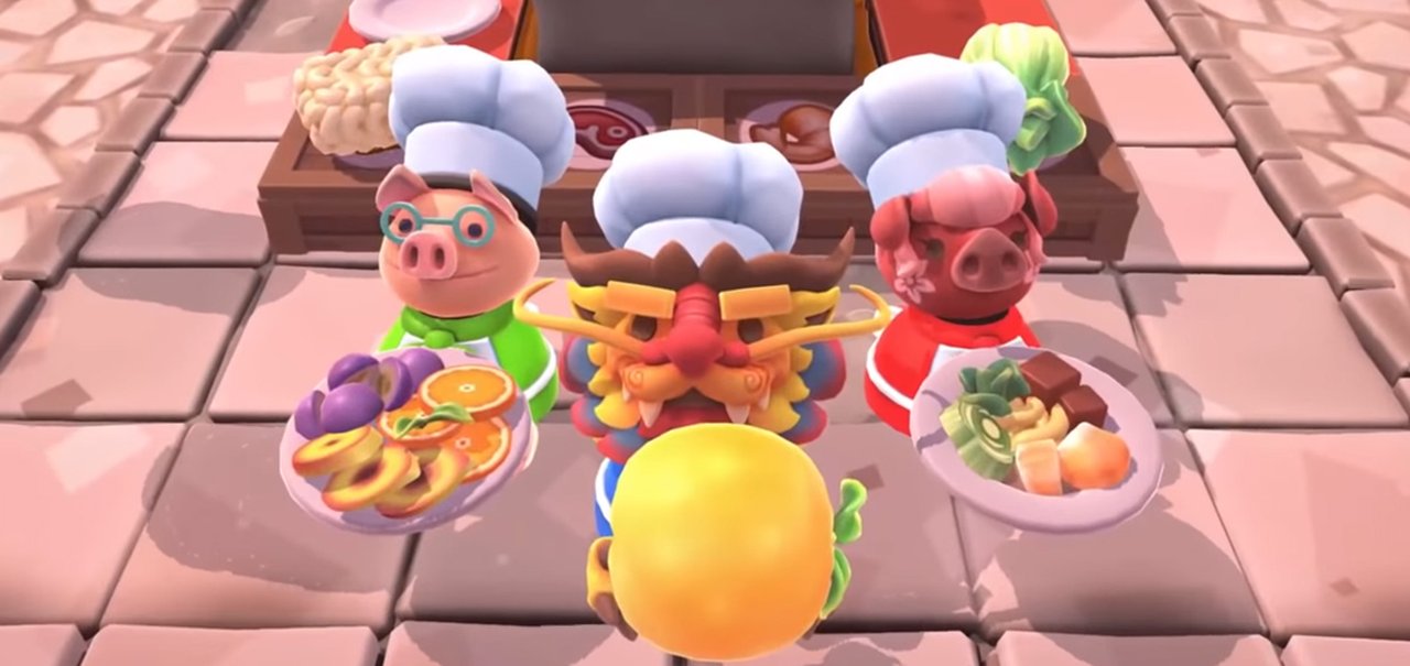 Overcooked 2 comemora o Ano Novo Chinês com dragões e comidas temáticas