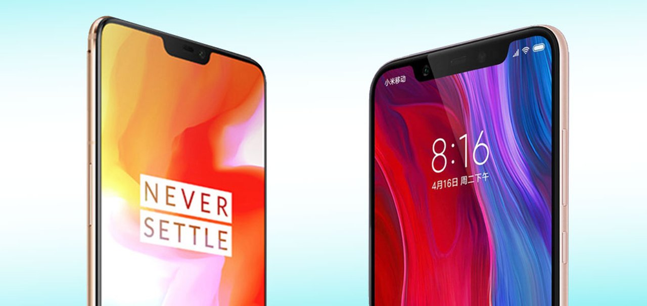 Xiaomi Mi 8 e OnePlus 6 estão mais baratos em nova promoção