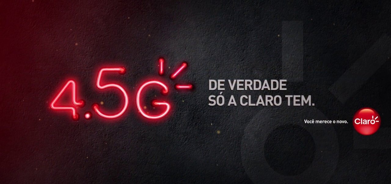 Operadora Claro é criticada por logotipo enganoso de serviço 4.5G