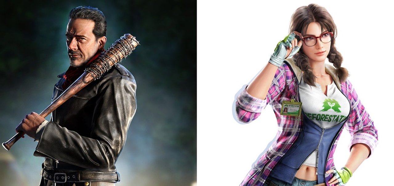 Julia, Negan (e Lucille) ganham data para chegar a Tekken 7