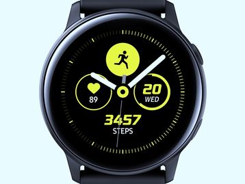 Novo Galaxy Watch Active mede pressão sanguínea e batimento cardíaco
