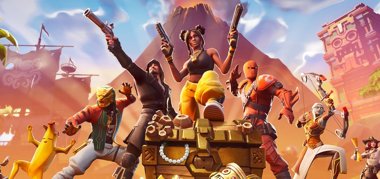 Oitava temporada de Fortnite tem piratas, ninjas, vulcões e muito mais